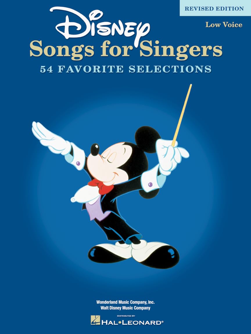 Disney Songs For Singers Low Voice PVG: Noten für Tiefe Stimme, Klavier, Gitarre Social Sciences