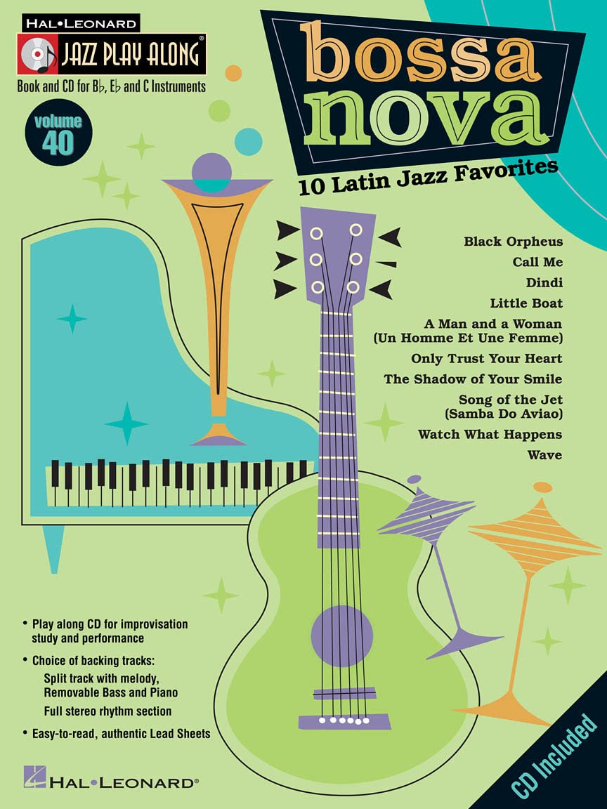 Bossa Nova - Jazz Play Along, Vol. 40 Book/Online Audio Sheet Music