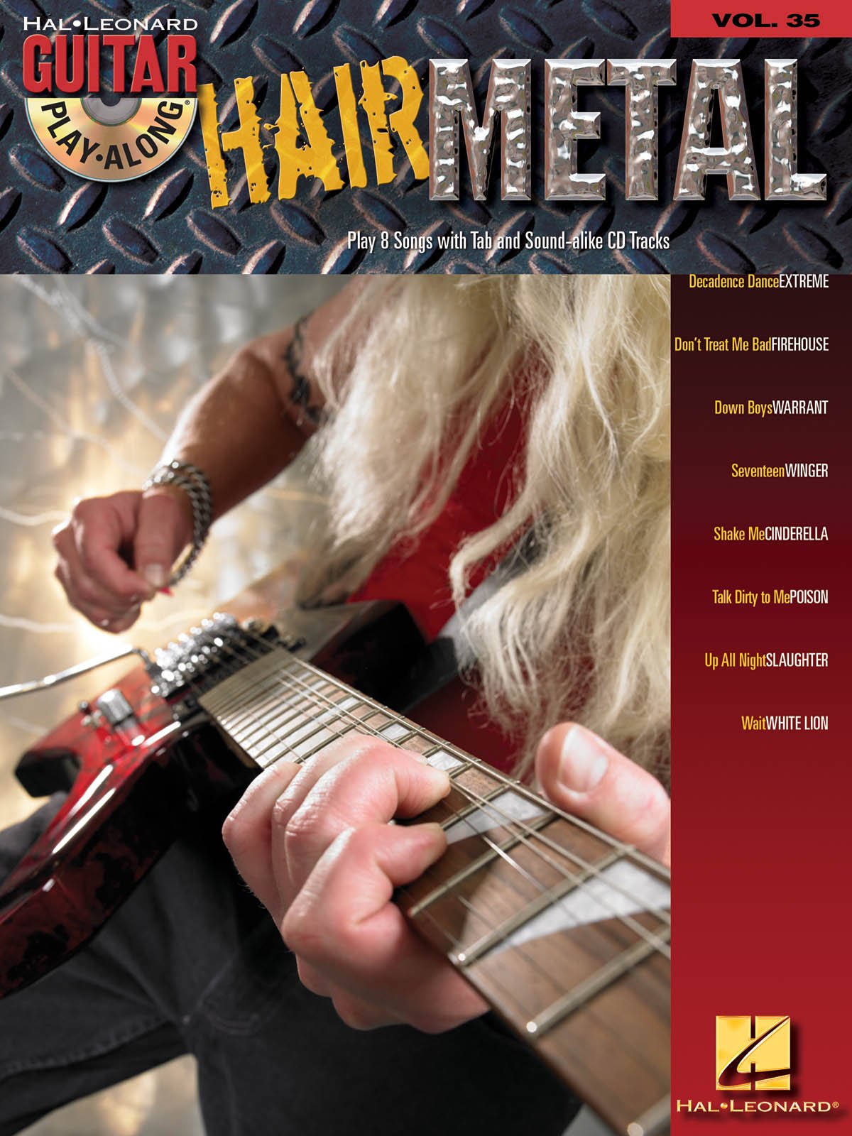 Guitar Play Along Volume 35 Hair Metal Guitar Tab Bk/Cd (Guitar Play-along, 1, Band 35) Sheet Music