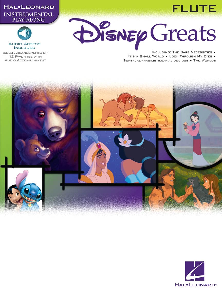 Disney Greats - Instrumental Play-Alongs for Flute Book/Online Audio book