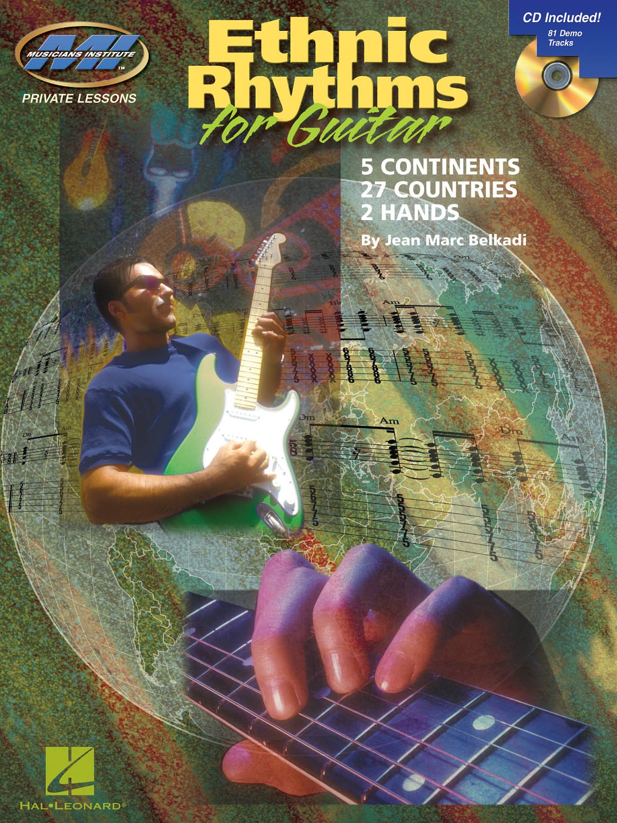 Jean Marc Belkadi Ethnic Rhythms For Guitar Gtr Book/Cd book