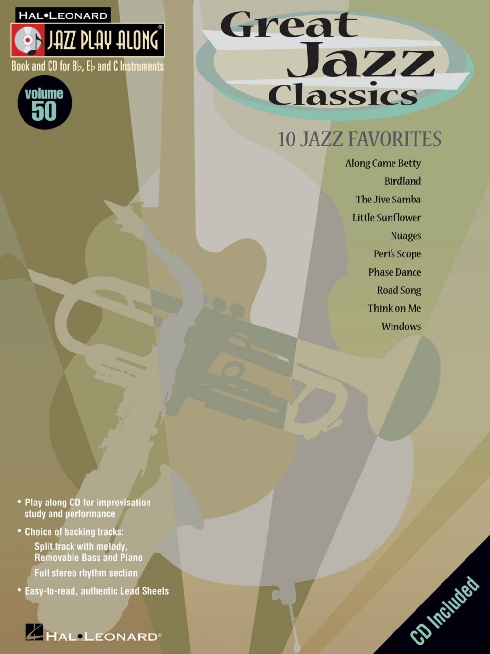 Great Jazz Classics: 10 Jazz Favorites (Jazz Play-along Series, Band 50) Sheet Music