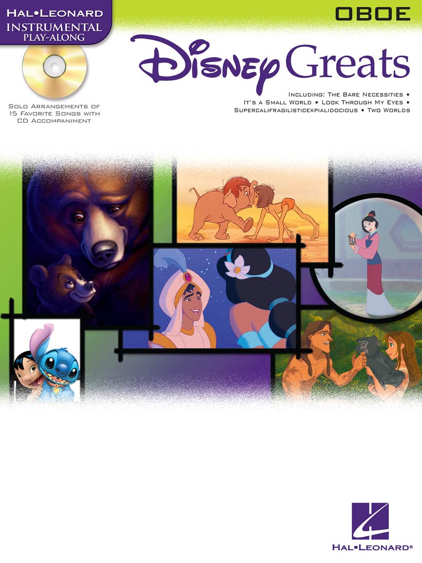 Disney Greats: Instrumental Play-Along - Oboe (Book/Online Audio) Sheet Music