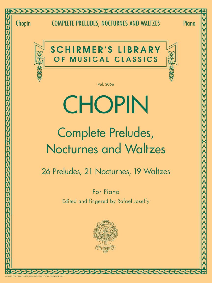 Frédéric Chopin Complete Preludes Nocturnes Waltzes für Klavier | Klaviernoten für Fortgeschrittene Pianisten | Romantisches Piano Songbook | ... Library of Musical Classics, Band 2056) book