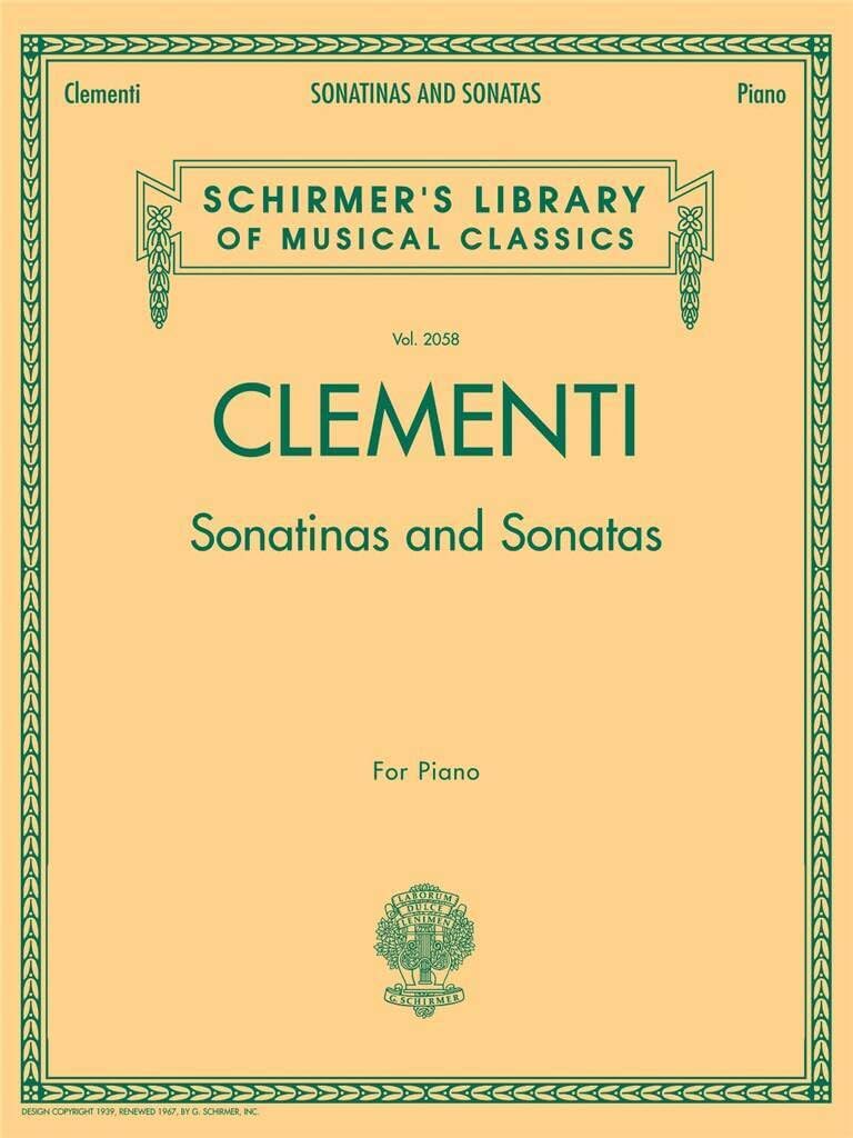 Sonatinas and Sonatas: Piano Collection: 2058 (Schirmer's Library of Musical Classics) Social Sciences