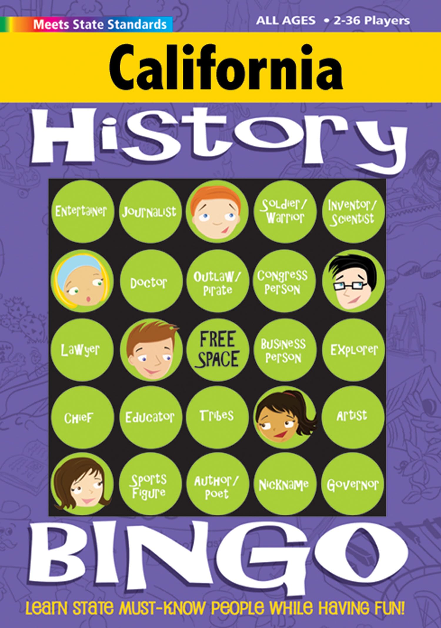 California Bingo: History Edition (California Experience) Leisure & Fun