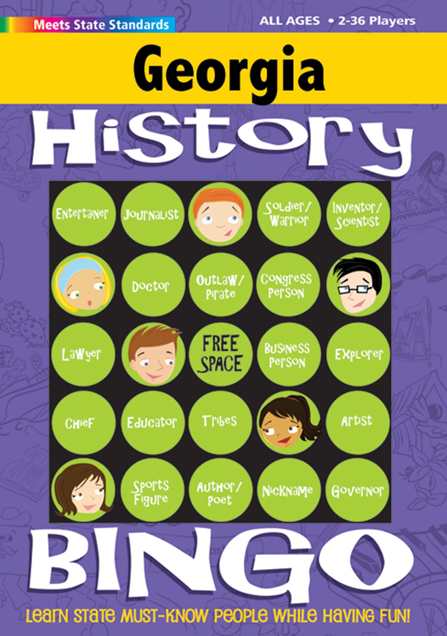 Georgia Bingo: History Edition (Georgia Experience) Leisure & Fun
