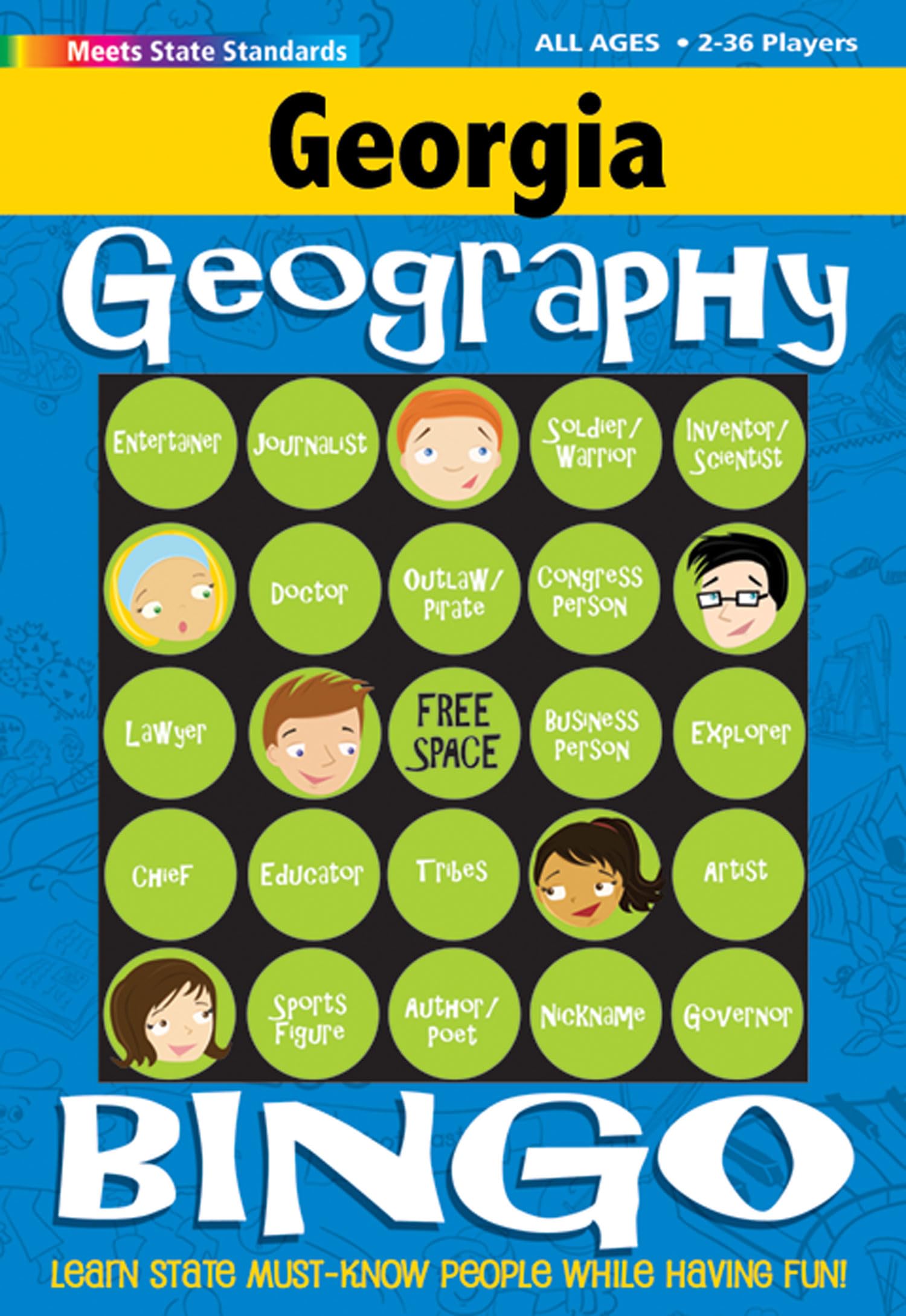 Georgia Bingo: Geography Edition (Georgia Experience) Leisure & Fun