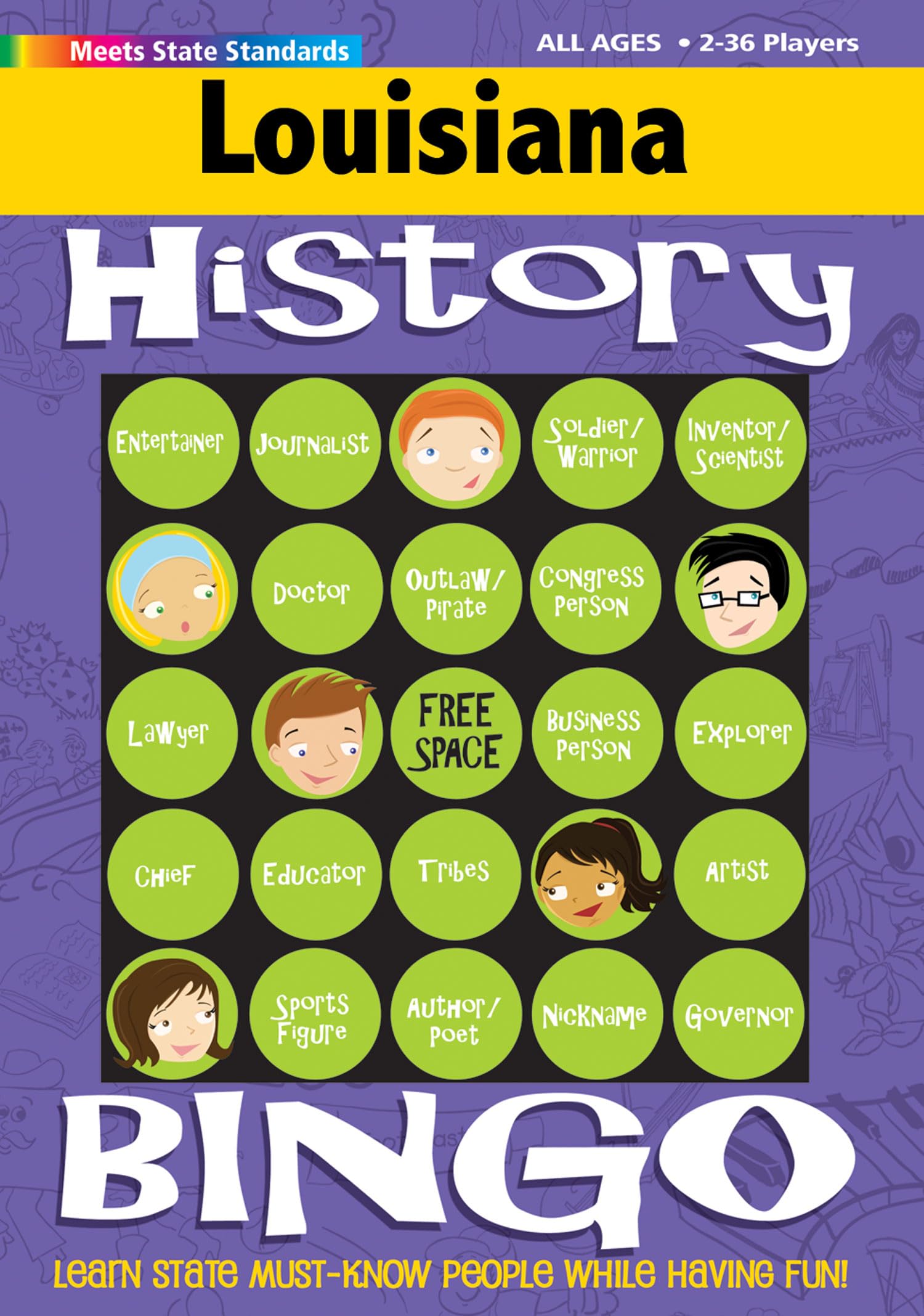 Louisiana Bingo: History Edition (Louisiana Experience) Leisure & Fun