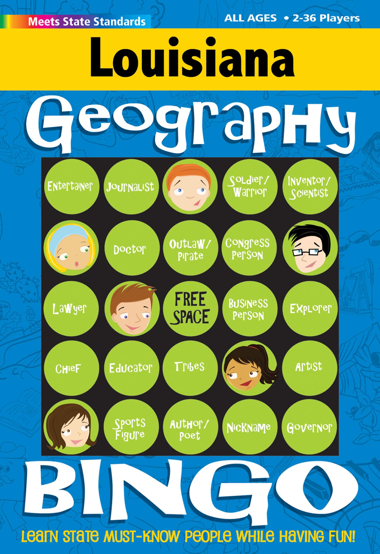 Louisiana Bingo: Geography Edition (Louisiana Experience) Leisure & Fun