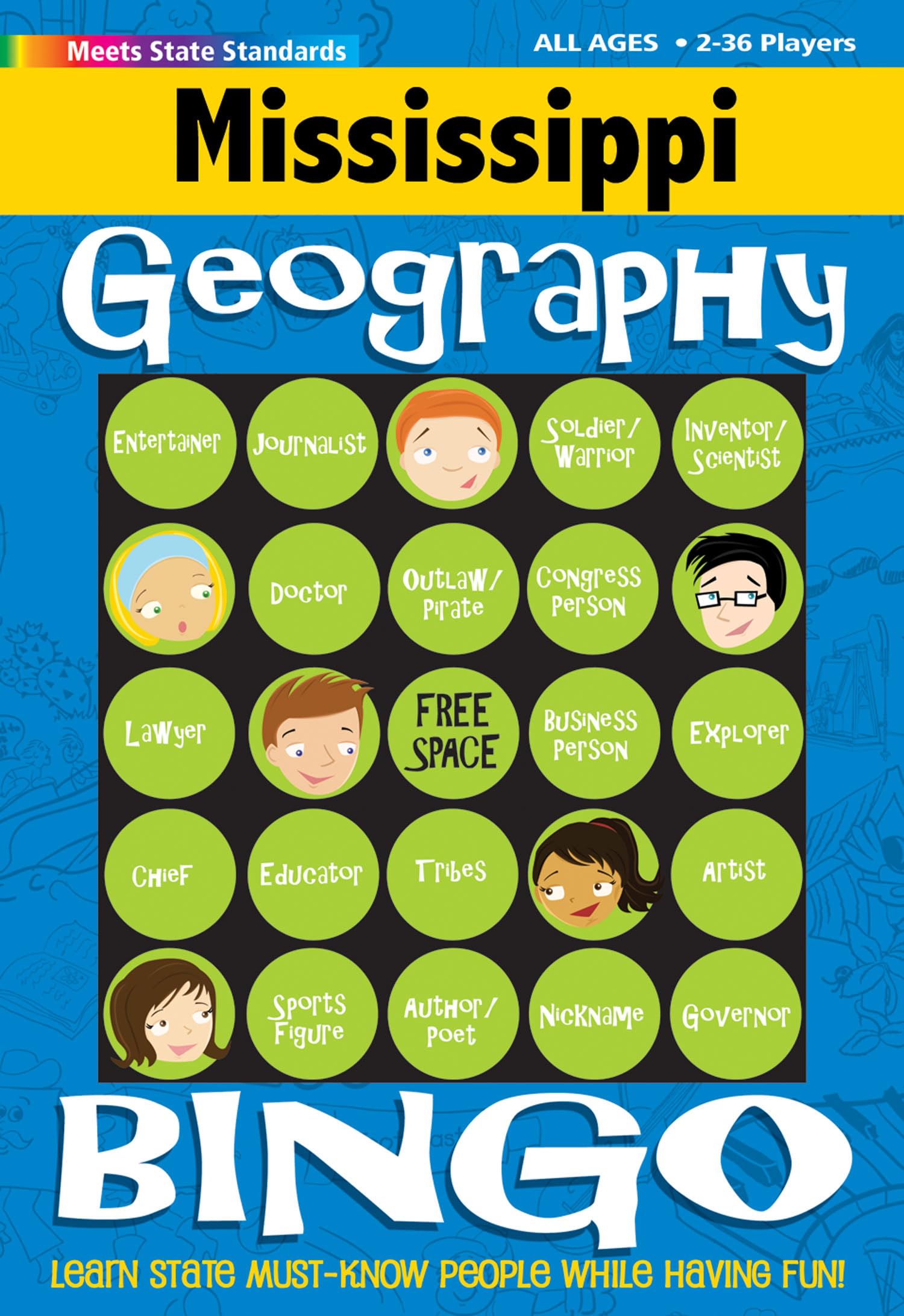 Mississippi Bingo: Geography Edition (Mississippi Experience) Leisure & Fun