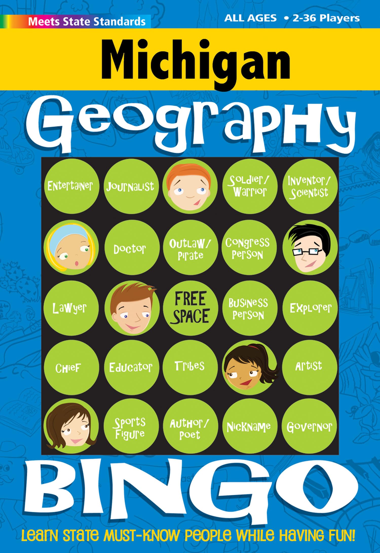 Michigan Bingo: Geography Edition (Michigan Experience) Leisure & Fun