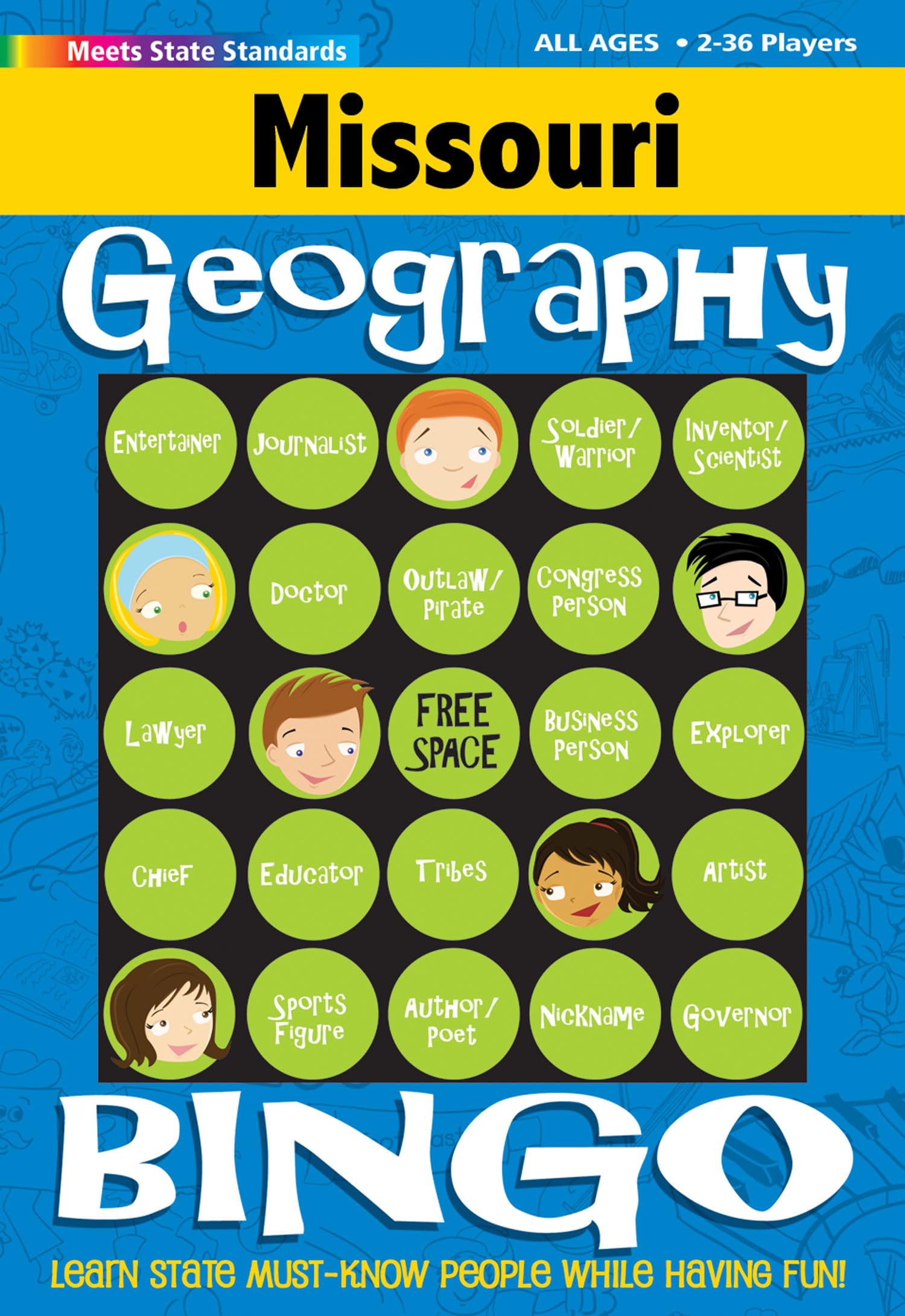 Missouri Bingo: Geography Edition (Missouri Experience) Leisure & Fun