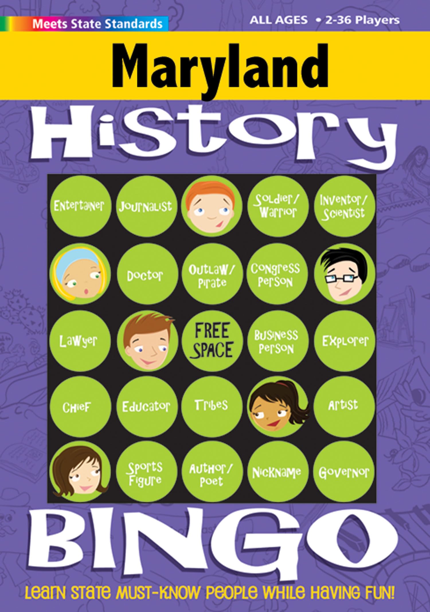 Maryland Bingo: History Edition (Maryland Experience) Leisure & Fun