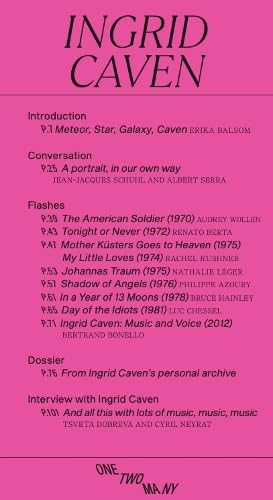 Ingrid Caven: I Am a Fiction (One Two Many, Band 2) Film, Art & Culture