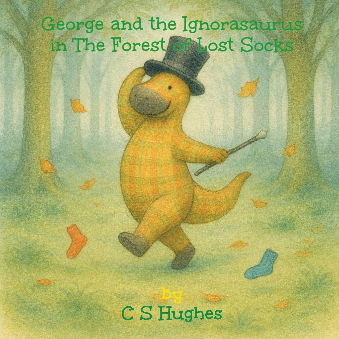 George and the Ignorasaurus in The Forest of Lost Socks Horror & Mystery
