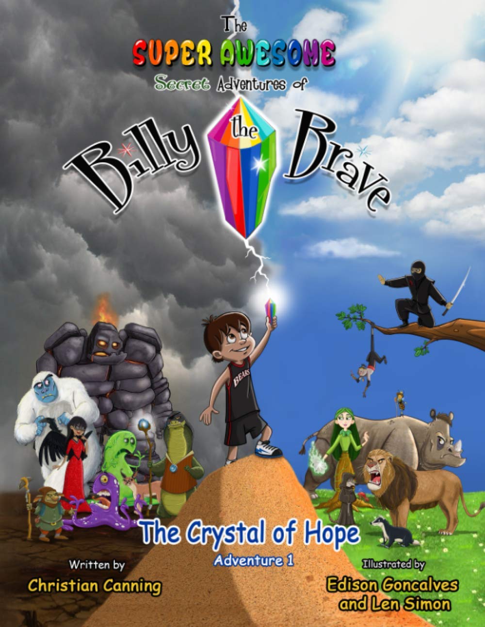 The Super Awesome Secret Adventures of Billy the Brave: The Crystal of Hope Manga