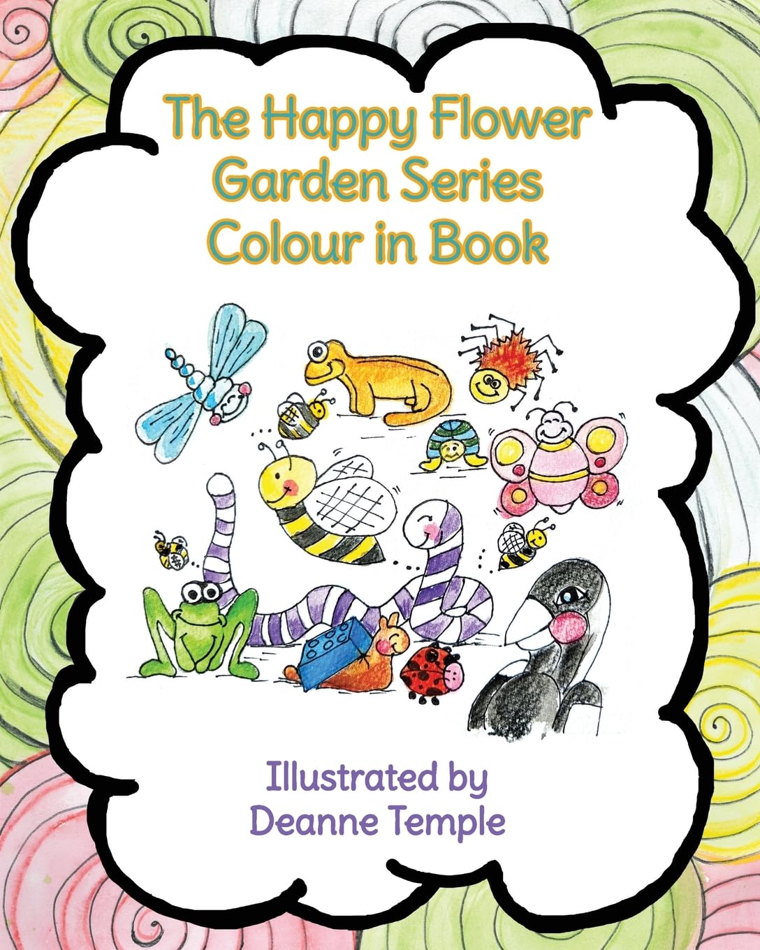 The Happy Flower Garden Series Colour in Book Tiptoi & Games