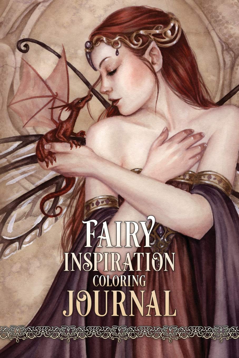 Fairy Inspiration Coloring Journal Hobbies & Crafts