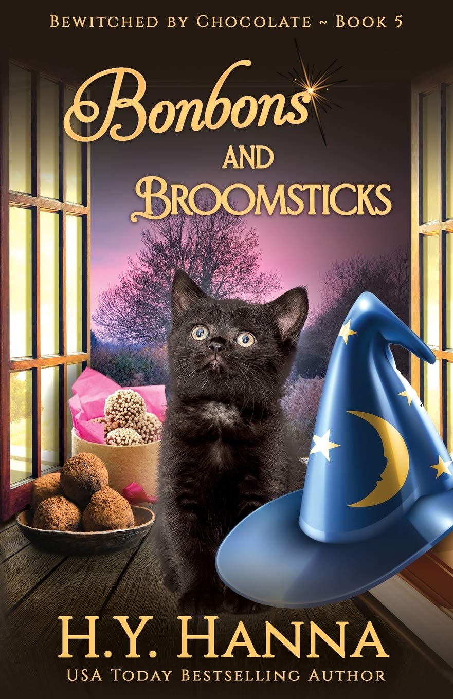 Bonbons and Broomsticks (BEWITCHED BY CHOCOLATE Mysteries ~ Book 5) (Bewitched by Chocolate Cozy Fantasy Witch Mysteries, Band 5) Contemporary literature Books
