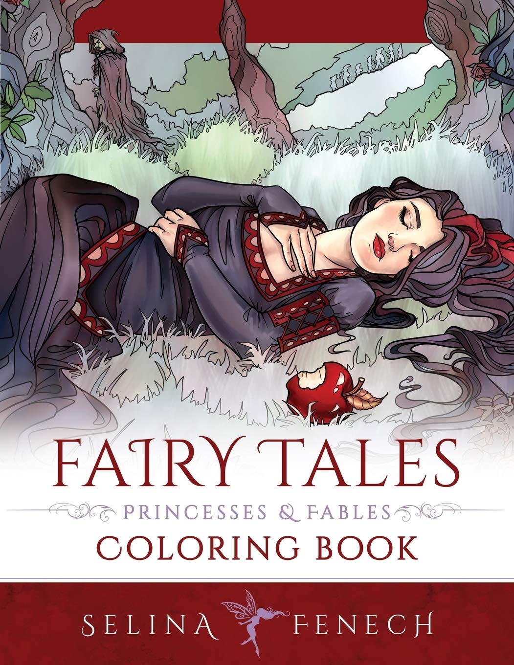 Fairy Tales, Princesses, and Fables Coloring Book Hobbies & Crafts