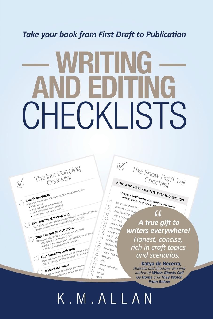 Writing and Editing Checklists: Everything You Need to Take Your Book from First Draft to Publication Media & Communication