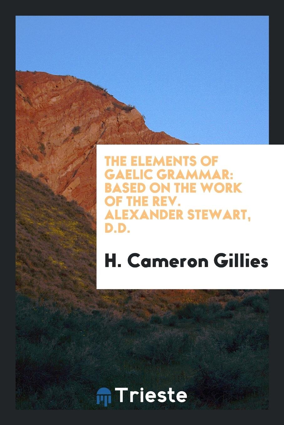 The Elements of Gaelic Grammar: Based on the Work of the Rev. Alexander Stewart, D.D. Foreign Languages ​​& Dictionaries