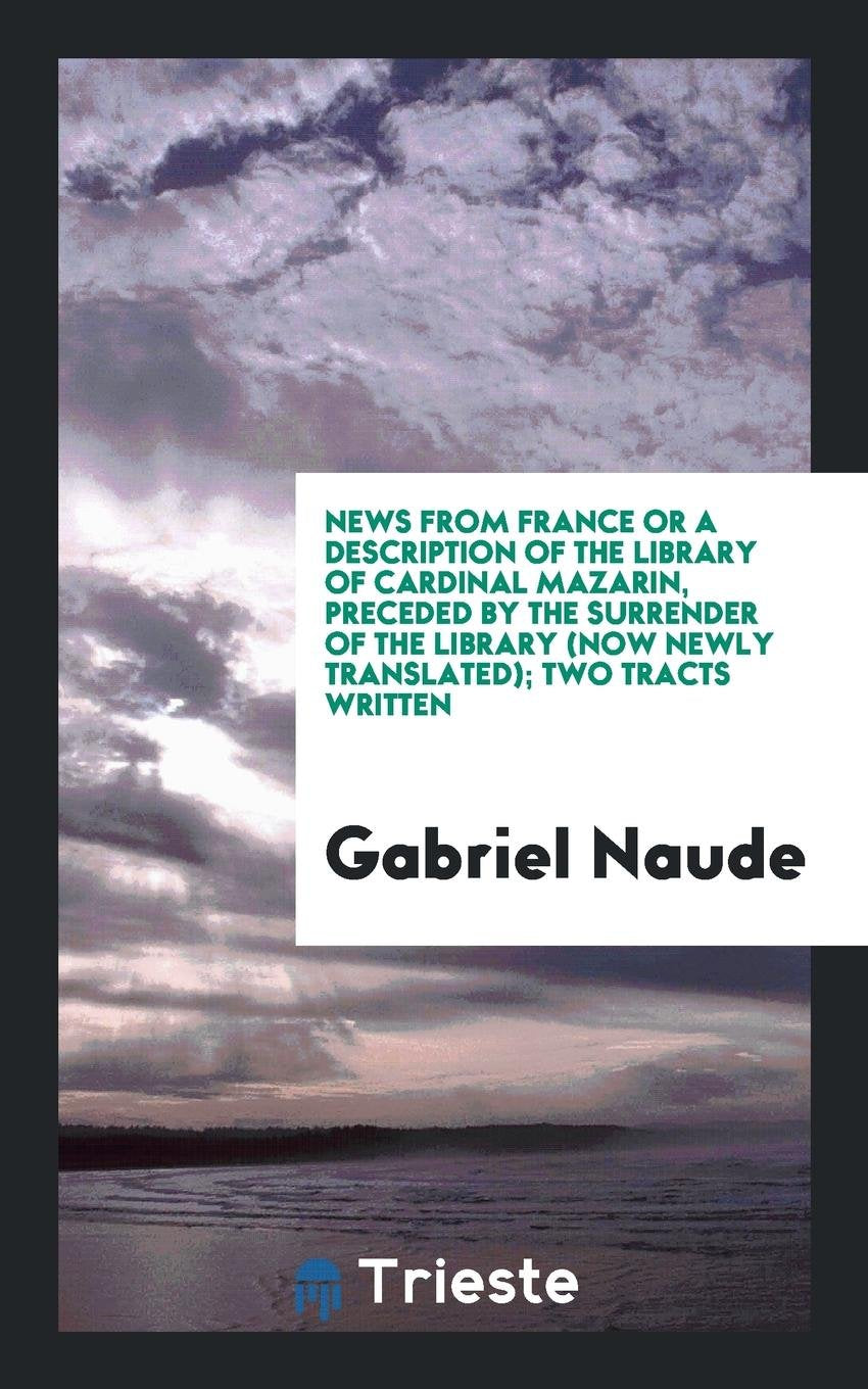 Literature of Libraries in the Seventeenth and Eighteenth Centuries Religion & Esotericism