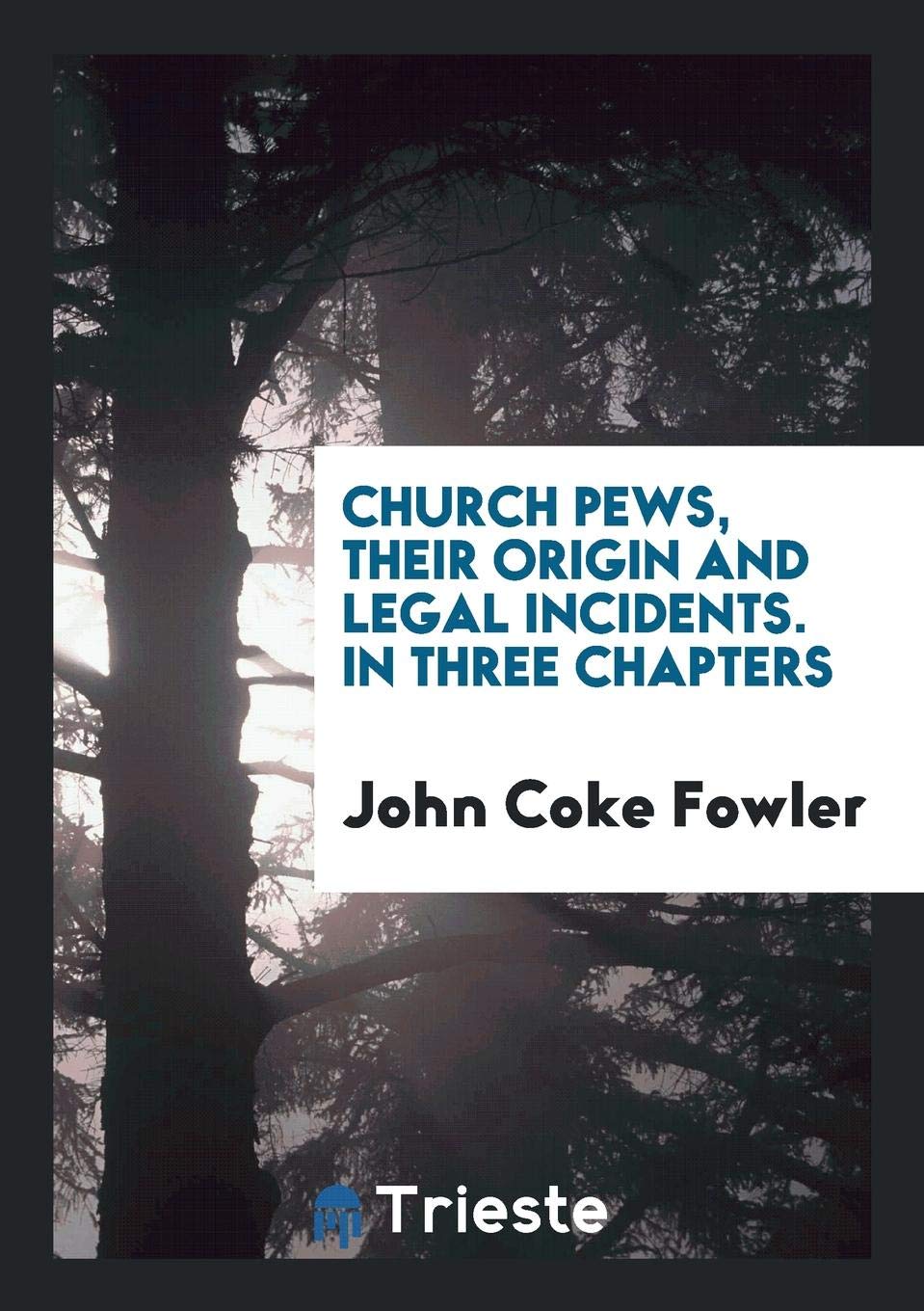 Church Pews, Their Origin and Legal Incidents Books