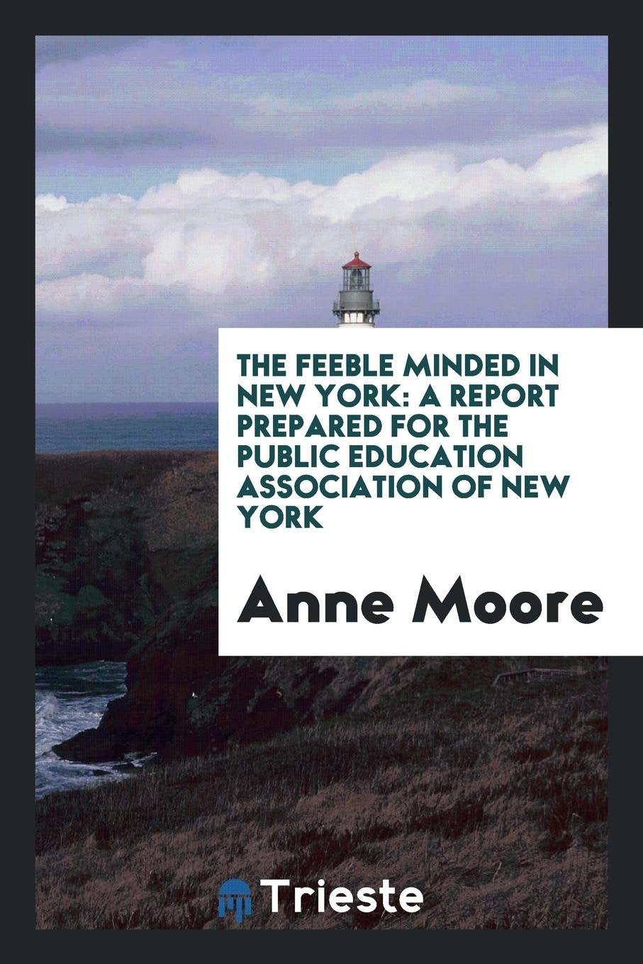 The Feeble Minded in New York: A Report Prepared for the Public Education ... Law