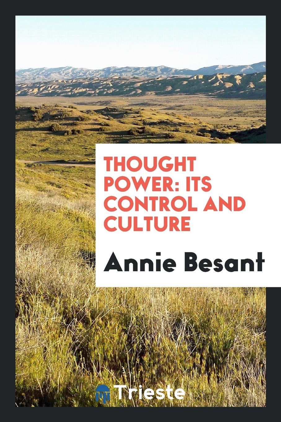 Product Image: Thought Power: Its Control and Culture