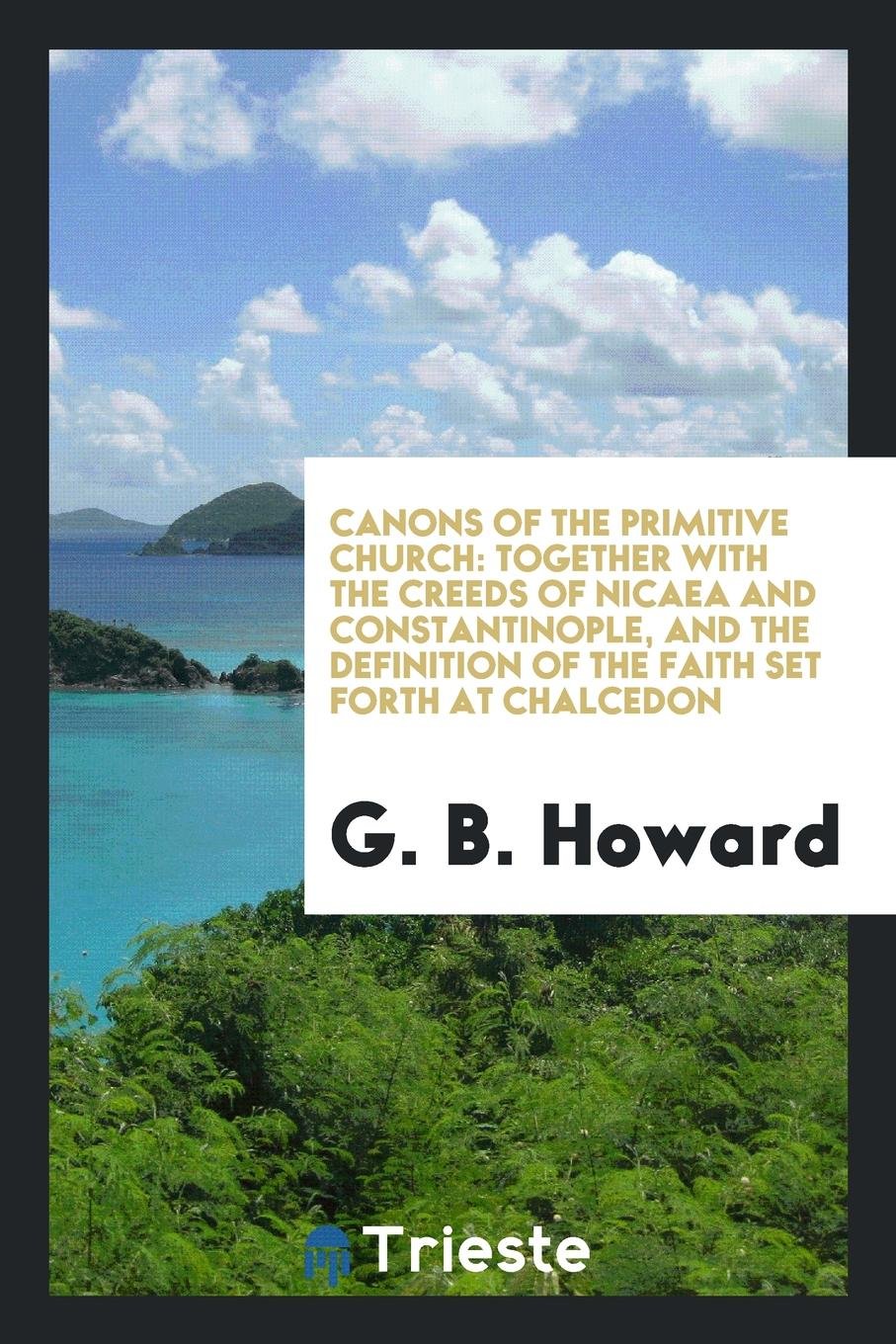 Canons of the Primitive Church Social Sciences