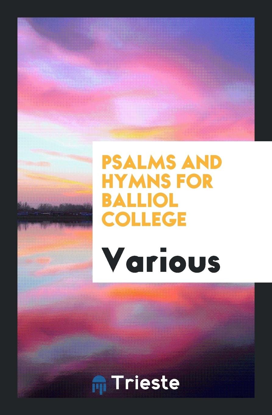 Psalms and Hymns for Balliol College Non-fiction