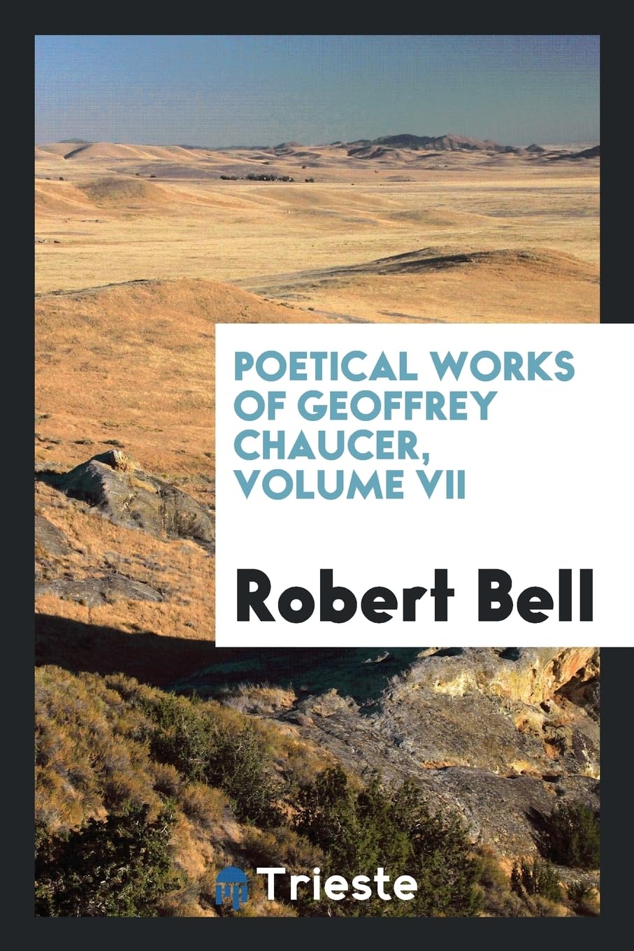Poetical Works of Geoffrey Chaucer, Volume VII Books