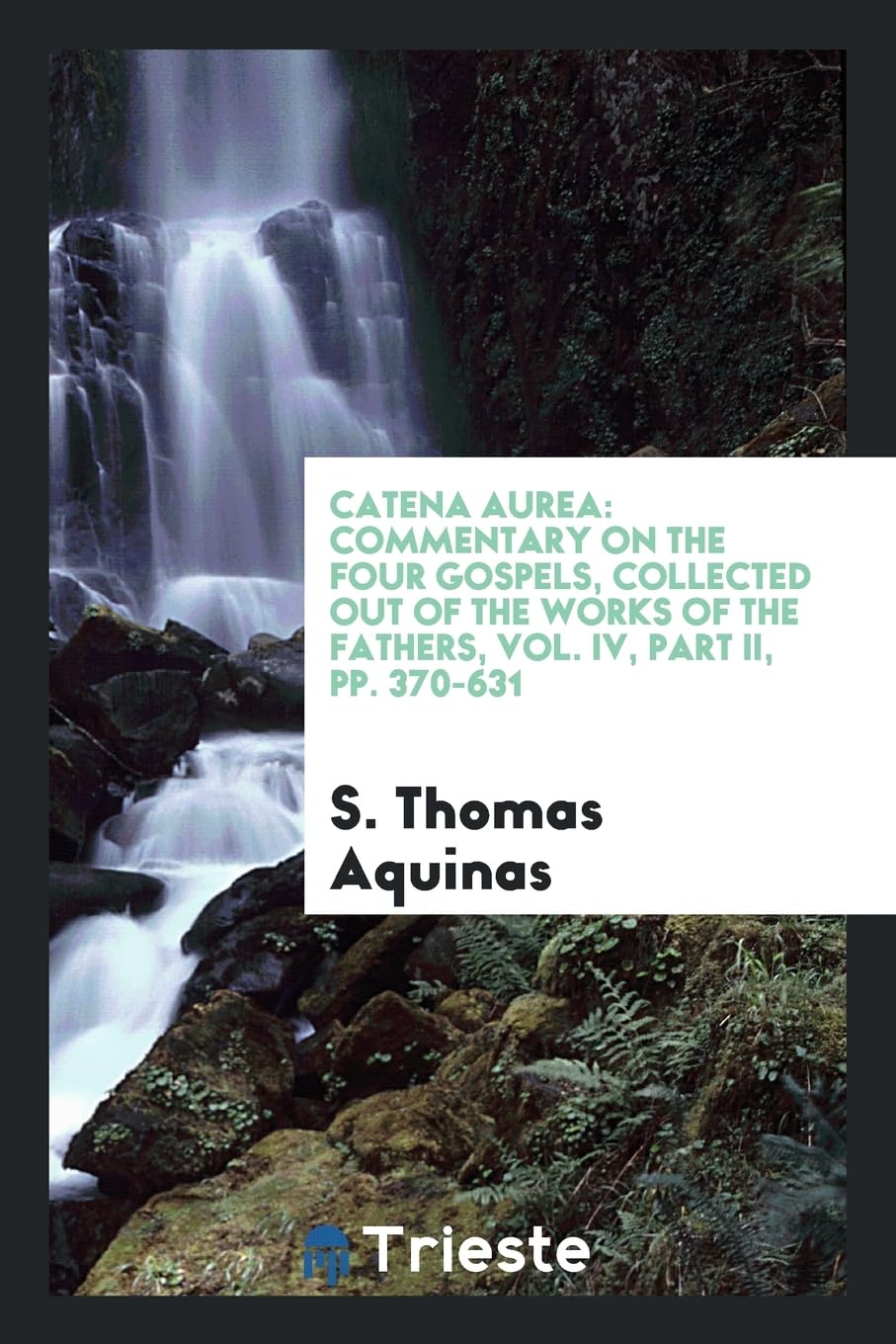 Catena Aurea: Commentary on the Four Gospels, Collected Out of the Works of the Fathers, Vol. IV, Part II, Pp. 370-631 Religion & Esotericism
