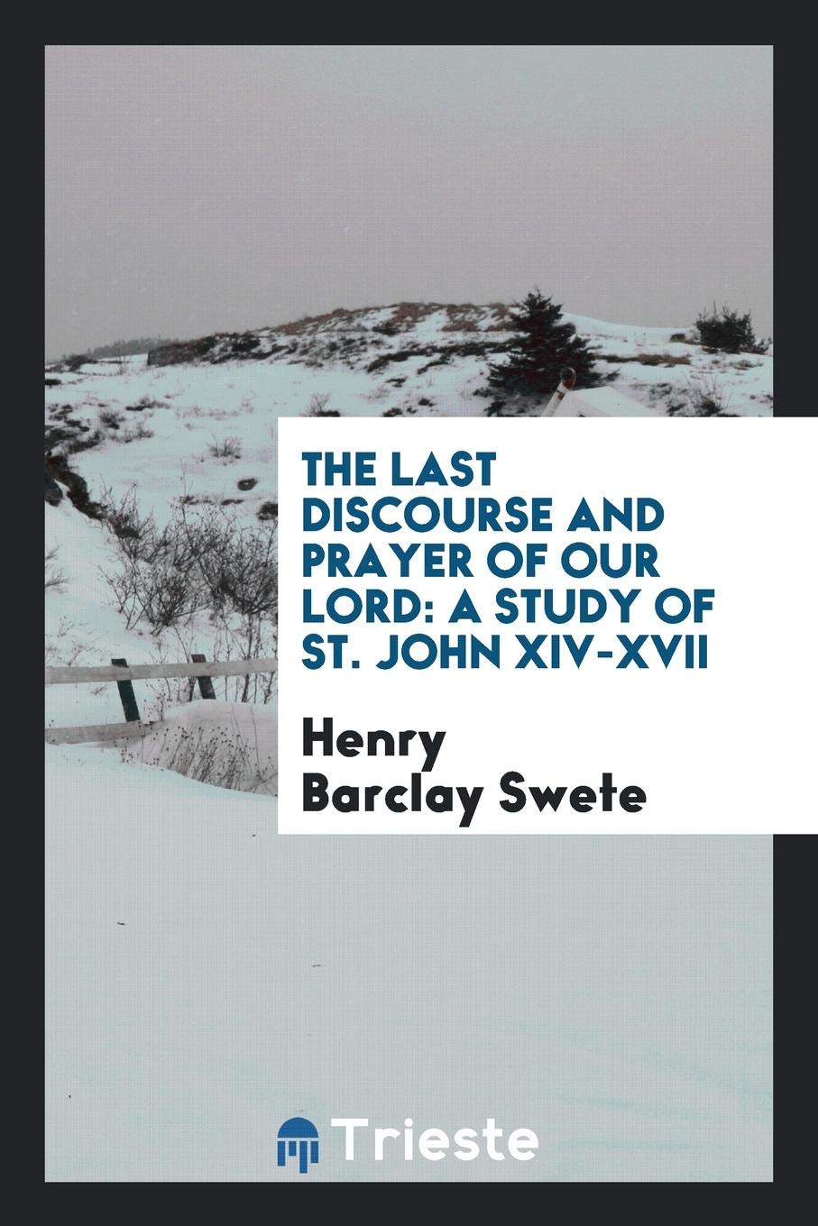 The Last Discourse and Prayer of Our Lord: A Study of St. John XIV-XVII Politics & History