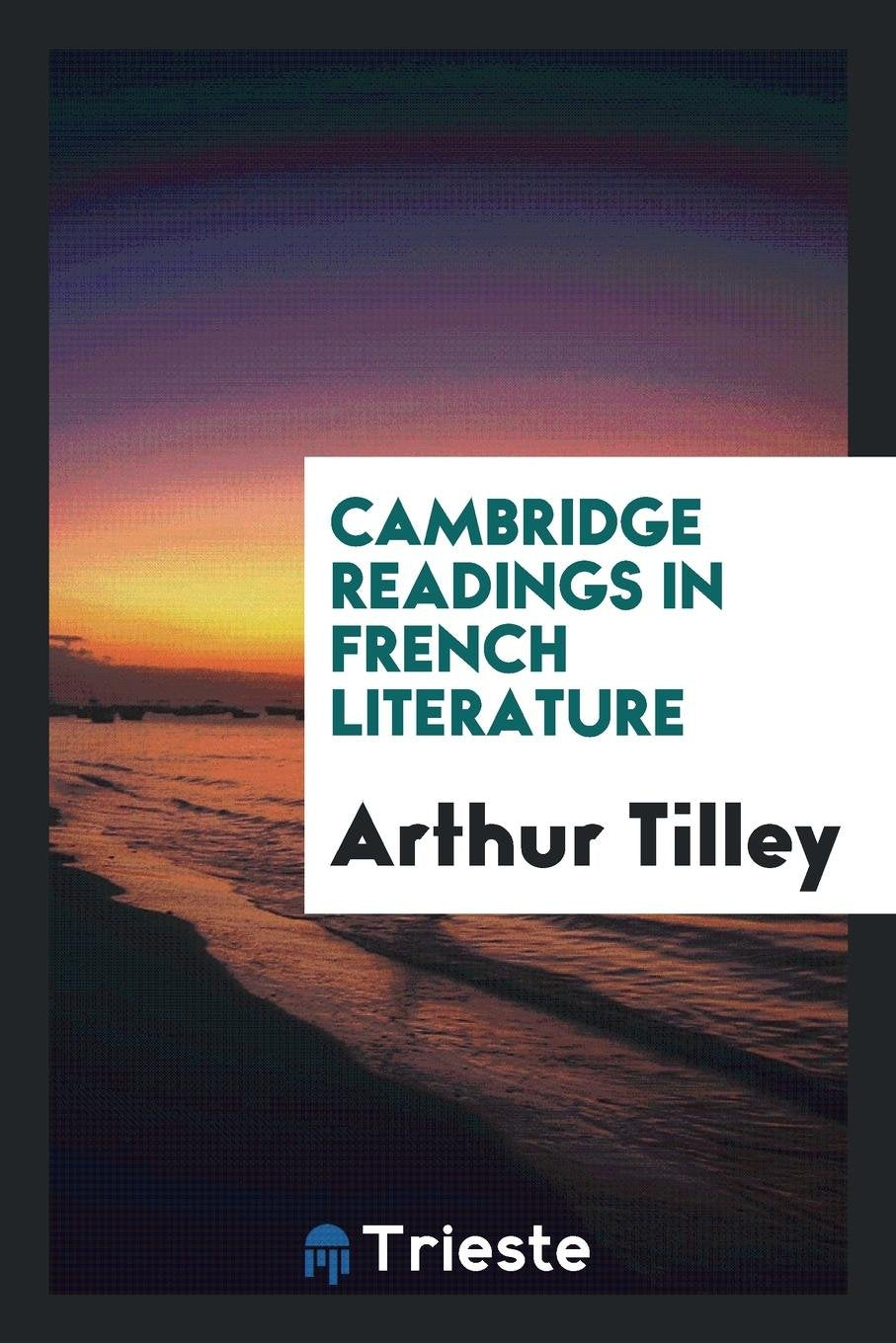 Cambridge Readings in French Literature Poetry