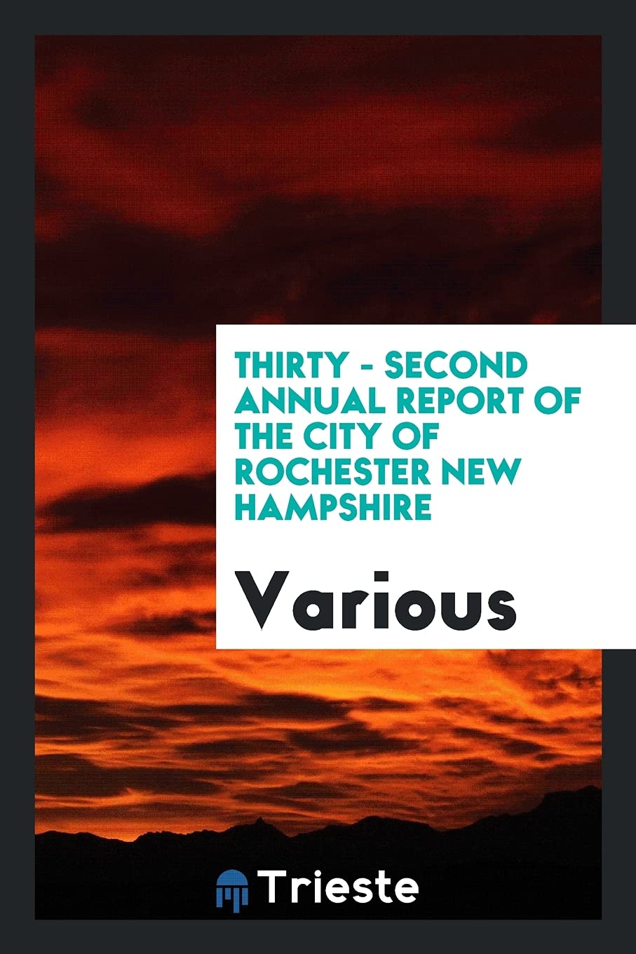 Thirty - Second Annual Report of the City of Rochester New Hampshire Politics & History