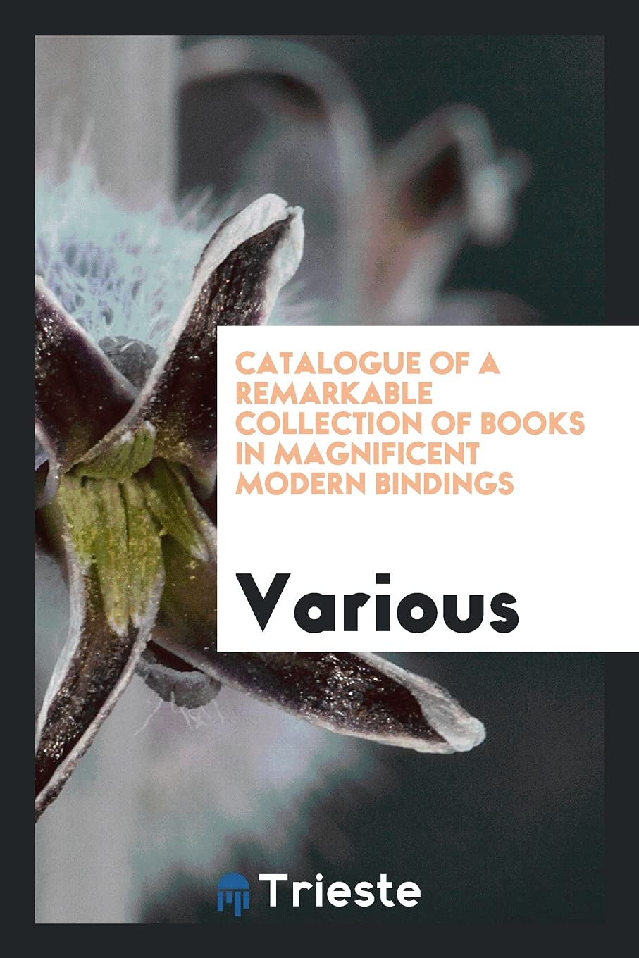 Catalogue of a Remarkable Collection of Books in Magnificent Modern Bindings Books