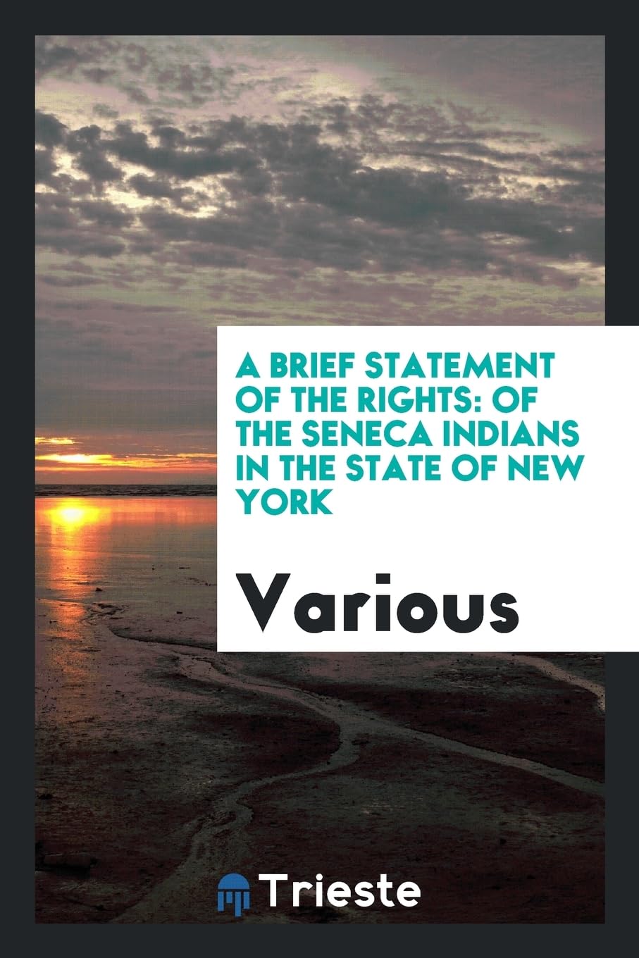 A Brief Statement of the Rights: Of the Seneca Indians in the State of New York Books