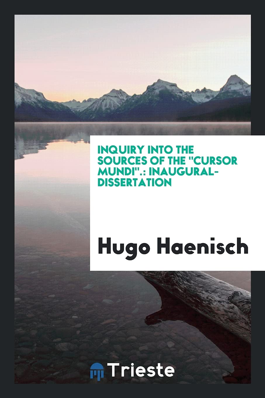 Inquiry Into the Sources of the Cursor Mundi.: Inaugural-Dissertation Leisure, Home & Garden