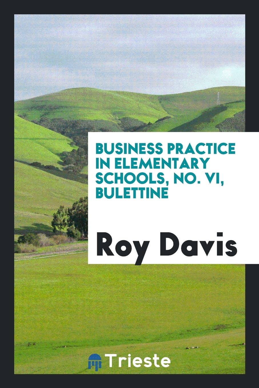 Product Image: Business Practice in Elementary Schools, No. VI, Bulettine
