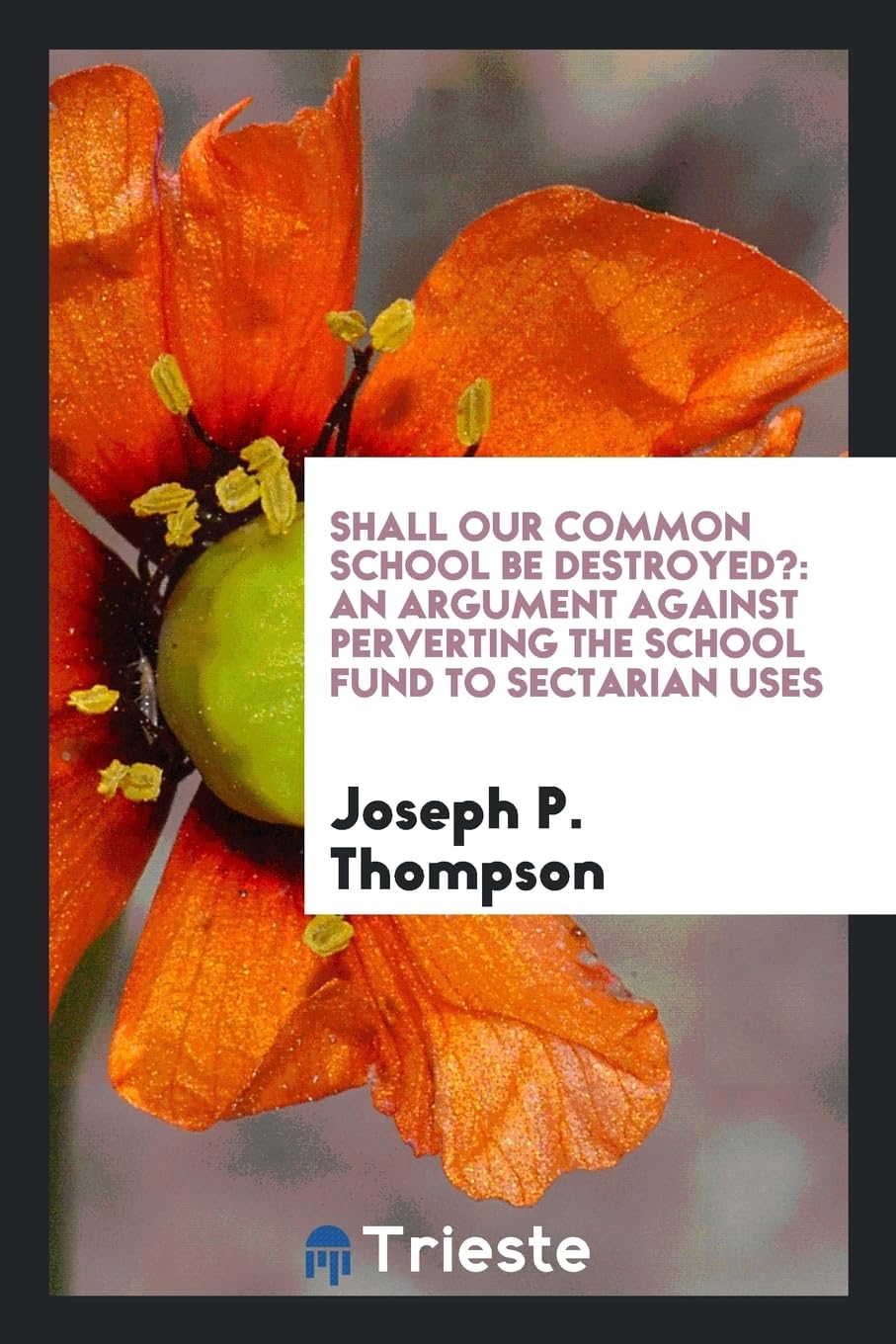 Shall Our Common School Be Destroyed?: An Argument Against Perverting the School Fund to Sectarian Uses Books