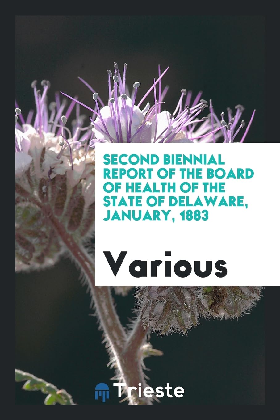 Second Biennial Report of the Board of Health of the State of Delaware, January, 1883 Politics & History