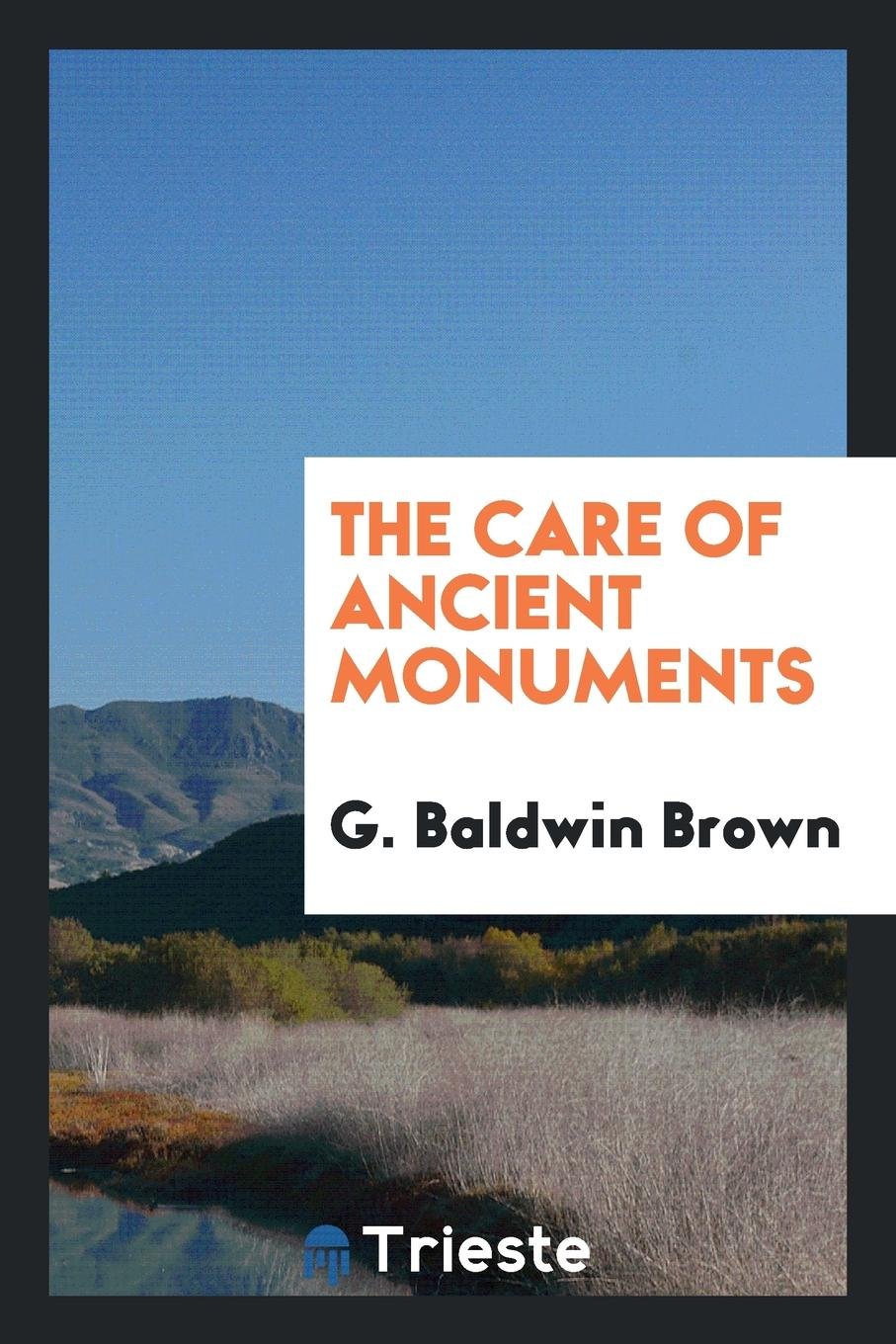 The Care of Ancient Monuments; An Account of the Legislative and Other Measures Adopted in European Countries for Protecting Ancient Monuments and ... Preserving the Aspect of Historical Cities Social Sciences