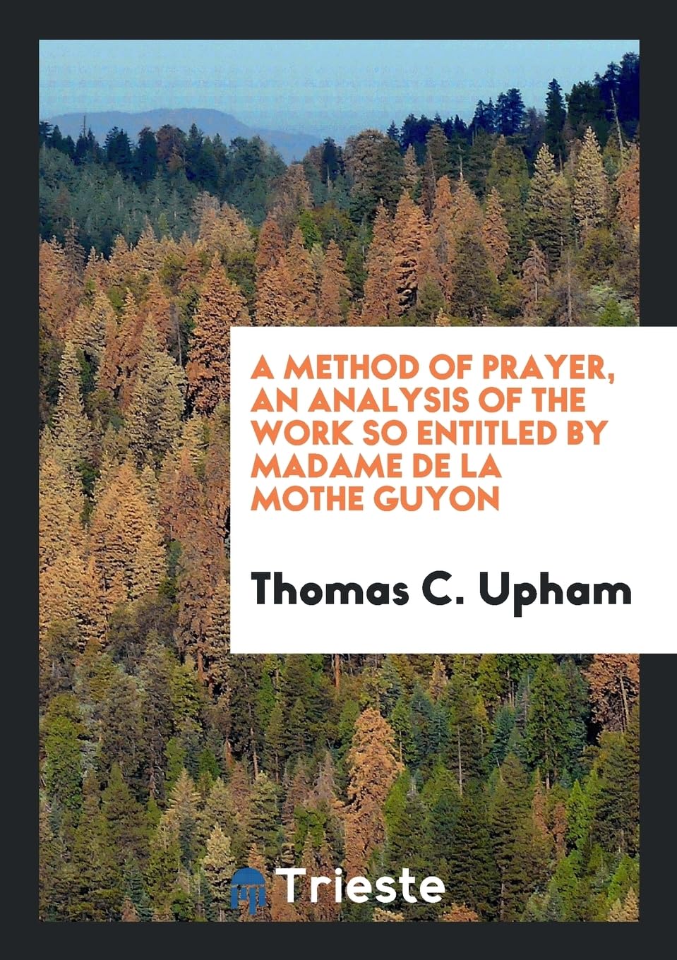 A Method of Prayer, an Analysis of the Work So Entitled by Madame de la Mothe Guyon Books