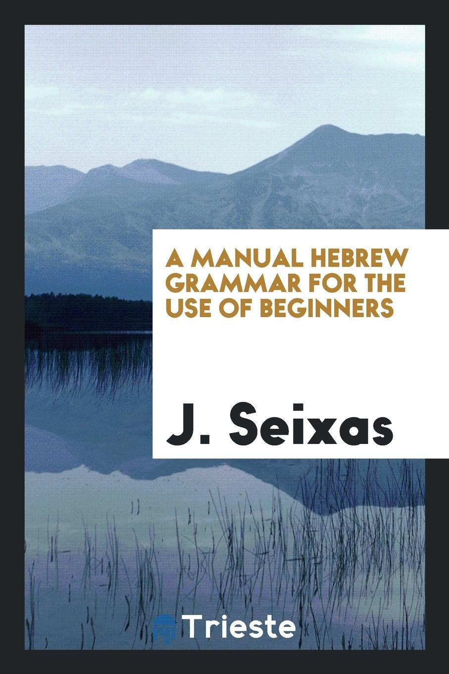 A Manual Hebrew Grammar for the Use of Beginners Foreign Languages ​​& Dictionaries