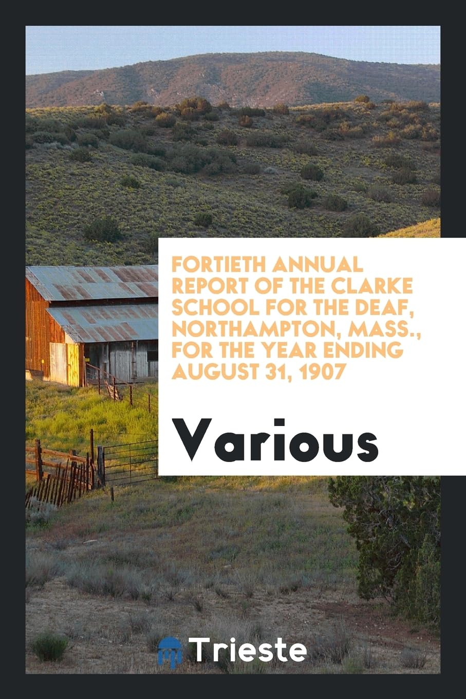 Fortieth Annual Report of the Clarke School for the Deaf, Northampton, Mass., for the Year Ending August 31, 1907 Natural Sciences