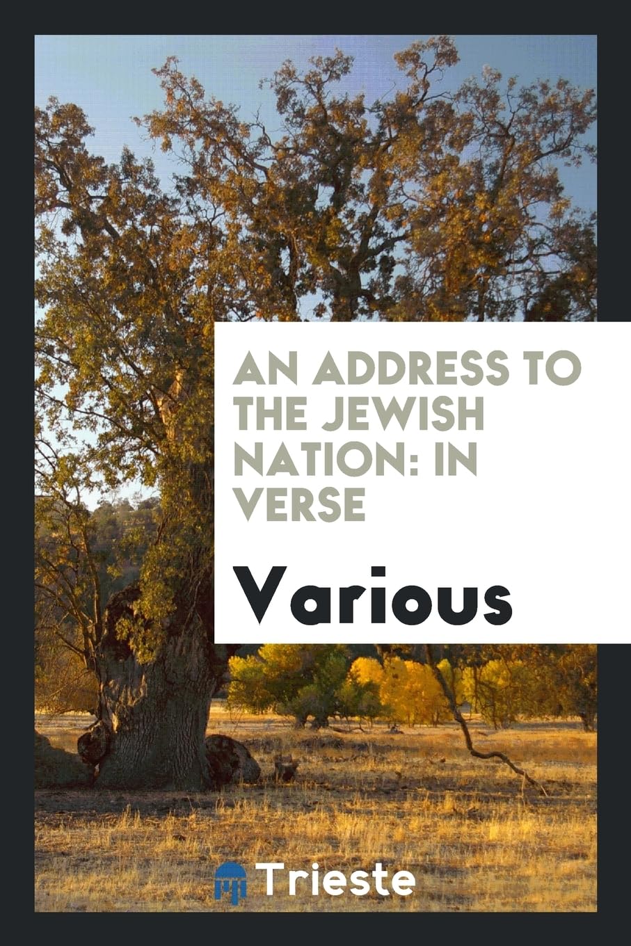 An Address to the Jewish Nation: In Verse Politics & History