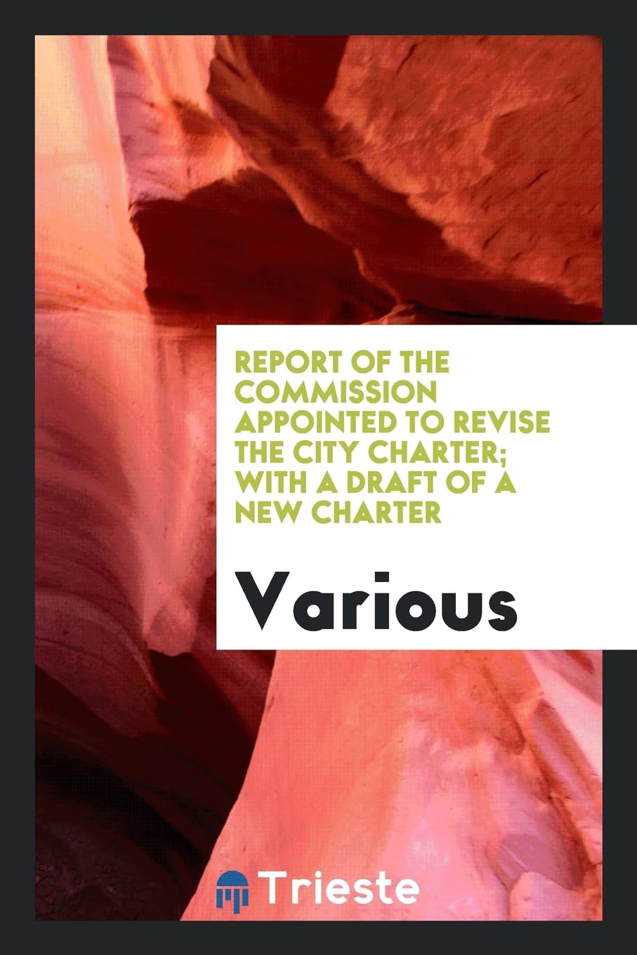 Report of the Commission Appointed to Revise the City Charter; With a Draft of a New Charter Books